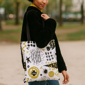 Moderne, farbenfrohe und stilvolle Abstrakte Kunst Tasche