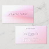 Moderne farbenfrohe Vorlage Elegantes Design Trend Visitenkarte (Vorne/Hinten)