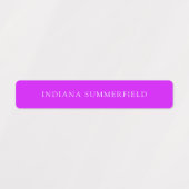 Moderne farbenfrohe, wasserdichte Kinder Etiketten (Design 1)