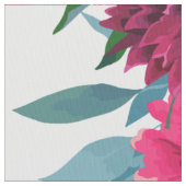 Moderne farbenfrohe Wasserfarben Blumen Stoff (Nahaufnahme)
