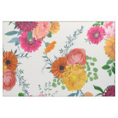 Moderne farbenfrohe Wasserfarben Blumen Stoff (Fat Quarter (45,7 x 55,9 cm))
