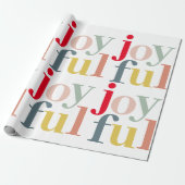 Moderne farbenfrohe Weihnachtsgeschenke Geschenkpapier (Ungerollt)