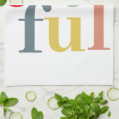 Moderne farbenfrohe Weihnachtsgeschenke Geschirrtuch (Gefaltet)