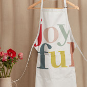 Moderne farbenfrohe Weihnachtsgeschenke Schürze