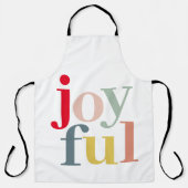 Moderne farbenfrohe Weihnachtsgeschenke Schürze (Vorderseite)