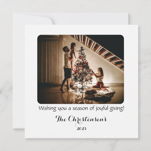 Moderne farbenfrohe Weihnachtsgeschenke Weihnachts (Rückseite)