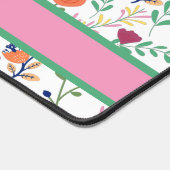 Moderne farbenfrohe Wildblume Wiese Schreibtischunterlage (Ecke)