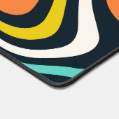 Moderne, farbenfrohe, wuchernde Linien aus dem Mit Schreibtischunterlage (Ecke)