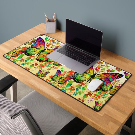 MODERNE, FARBFARBENE, ABSTRAKTE SCHALTFLÄCHE SCHREIBTISCHUNTERLAGE (Büro 2)