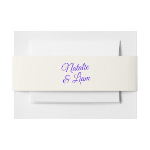 Moderne Farbfrohe Retro Whimsische Fette Hochzeit Einladungsbanderole