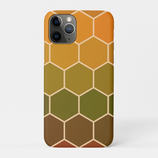Moderne farbige 3D-Kuben oder Hexagons-Muster Case-Mate iPhone Hülle (Rückseite)