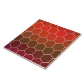 Moderne farbige 3D-Kuben oder Hexagons-Muster Fliese (Seite)