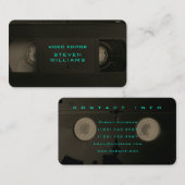 Moderne farbige Art der Retro Technologie Visitenkarte (Vorne/Hinten)