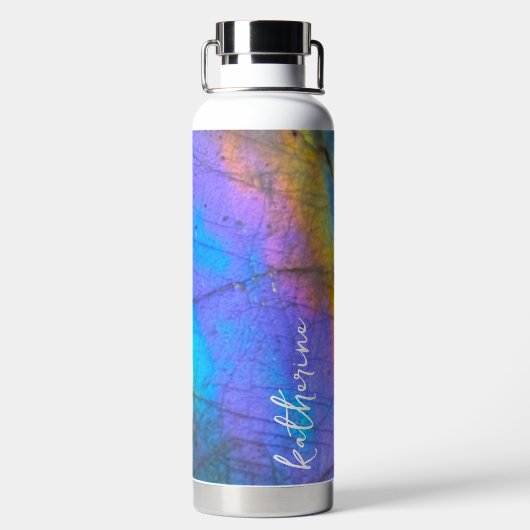 Moderne farbige Bezeichnung Trinkflasche (Rückseite)