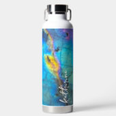 Moderne farbige Bezeichnung Trinkflasche (Vorderseite)