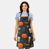 Moderne Farbige Chef-Schürze Schürze (Getragen)