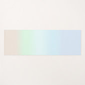 Moderne farbige Gefälle Wasserfarbe Regenbogen Yogamatte (Vorderseite (Horizontal))