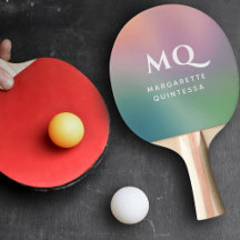 Moderne farbige Pastellfarben und weiße Monogramm