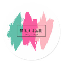 Moderne farbige Pinselstriche