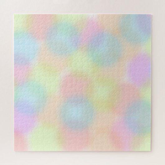 Moderne farbige Regenbogenfarben Wasserfarbe Puzzle (Horizontal)