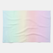 Moderne farbige Regenbogenfarben Wasserfarben Geschirrtuch (Horizontal)