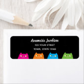 Moderne farbige Rücksendeadresse (Insitu)