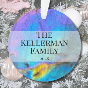 Moderne Farbige Stilvolle Familienname Ornament