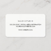 Moderne farbige Textur mit schwarzen Streifen Visitenkarte (Rückseite)