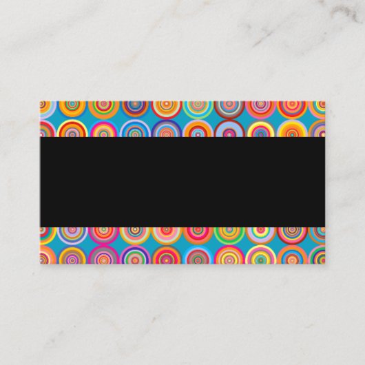 moderne, farbige Vorlage für Visitenkarten Visitenkarte (Vorderseite)