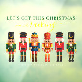 Moderne farbige Weihnachtsfeiertage für Unternehme Fensteraufkleber (Blatt 3)