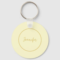 Moderne Farbkalligraphie aus Gold und Creme Schlic