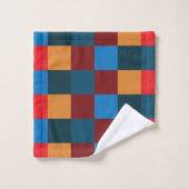 Moderne Farbkarton Badhandtuch Set (Waschlappen)