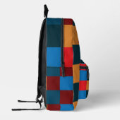 Moderne Farbkarton Bedruckter Rucksack (Links)