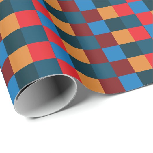 Moderne Farbkarton Geschenkpapier (Rolleneckpunkt)