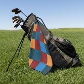 Moderne Farbkarton Golfhandtuch (Gras)