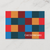 Moderne Farbkarton Visitenkarte (Vorderseite)