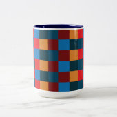 Moderne Farbkarton Zweifarbige Tasse (Mittel)