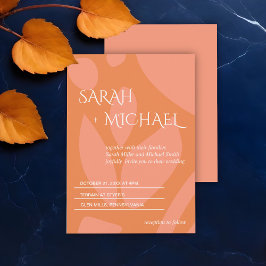 Moderne Farbkollektion Einladung