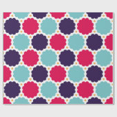  moderne, farblose Geometrie-Wolkenmuster,  Geschenkpapier (Flach)