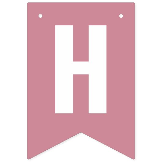 Moderne Farbschau zum Geburtstag Wimpelkette (Zweite Fahne)