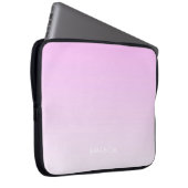 Moderne Farbverläufe rosa Minimalistisch personali Laptopschutzhülle (Vorne Rechts)