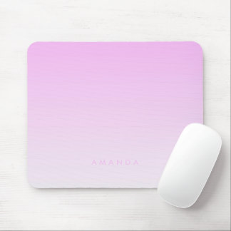 Moderne Farbverläufe rosa Minimalistisch personali Mousepad