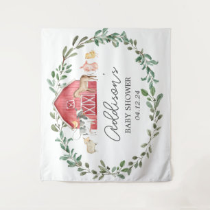 Moderne Farm Willkommensschild Farm Willkommenspos Wandteppich