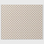 Moderne Farmhouse Style Schneeflocken auf Kariert Geschenkpapier (Flach)