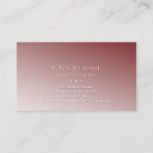 Moderne Fassade Ombre Rot verkörpert Wirkung Begleitkarte (Rückseite)