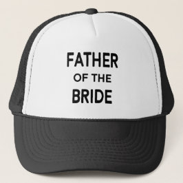 Moderne Father Bride Wedding Truckerkappe