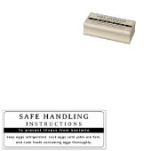 Moderne FDA Eierkarton - sichere Handhabung Gummistempel (Stempel)