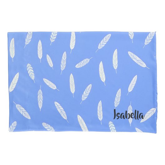 Moderne Feathers Luxury Boho Collection Kissenbezug (Vorderseite)