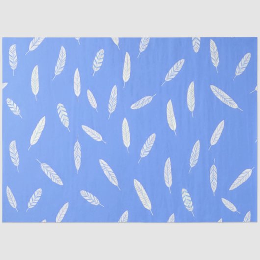 Moderne Feathers Luxury Boho Collection Seidenpapier (Vorderseite)