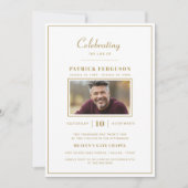 Moderne Feier der Beerdigung von Imitaten des Lebe Einladung (Vorderseite)